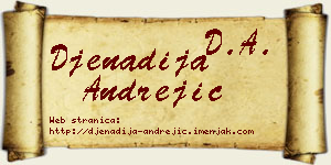 Đenadija Andrejić vizit kartica